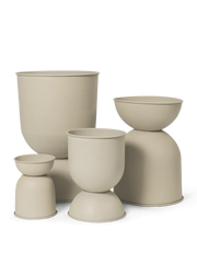 Hourglass Pot - Cashmere (4 different sizes available)